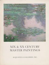 XIX & XX Century Master Paintings  not stated