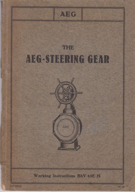 The AEG-Steering Gear - Description and Operating Instructions  AEG