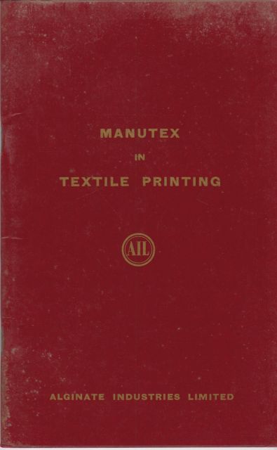 Manutex in Textile Printing  Alginate Industries Limited