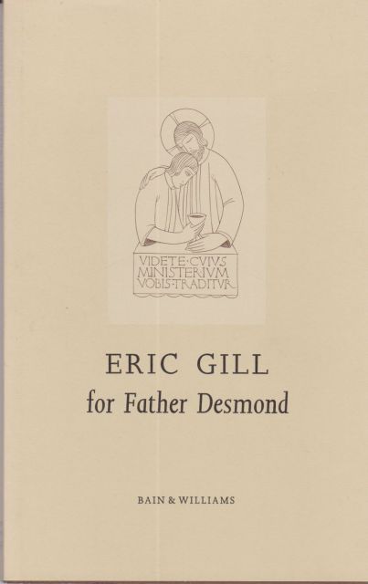 Eric Gill for Father Dyson John Dreyfus
