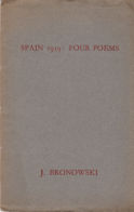 Spain 1939: Four Poems J Bronowski
