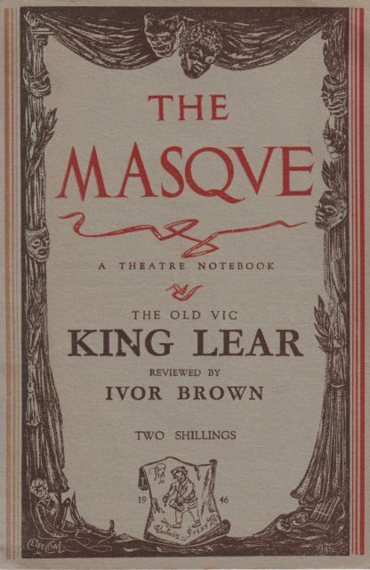 The Masque - The Old Vic King Lear Ivor Brown