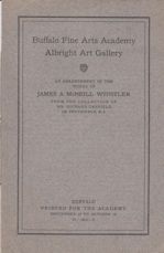 An Arrangement of the Works of James A McNeill Whistler from the Collection of Richard Canfield  not stated