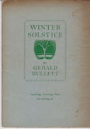 Winter Solstice Gerald Bullett