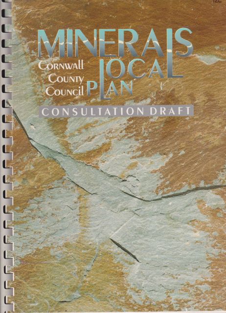 Cornwall County Council - Minerals Local Plan Consultation Proof C.G. Griffin