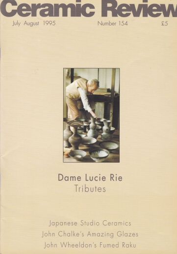 Ceramic Review - Lucie Rie Tributes  Ceramic Review