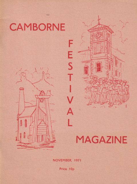 Camborne Festival Magazine 1971 J Harvey Prisk (Chair Committee)