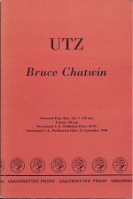 Utz Bruce  Chatwin