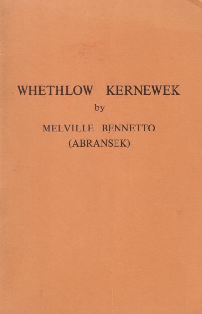 Whethlow Kernewek Melville Bennetto