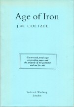 Age of Iron J M Coetzee