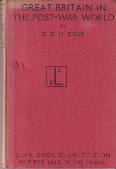 The Means to Full Employment G.D.H.. Cole