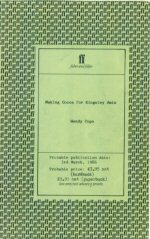 Making Cocoa for Kingsley Amis Wendy Cope