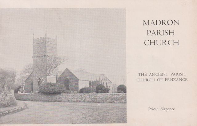 Madron Parish Church - The Ancient Parish Church of Penzance David Cox