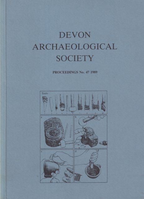 Devon Archaeological Society Proceedings No. 47  not stated
