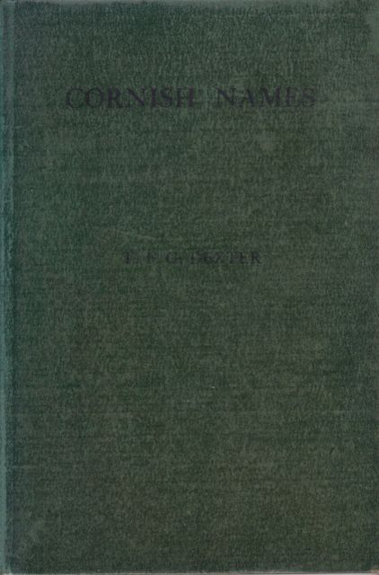 Cornish Names T.F.G. Dexter