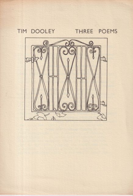 Three Poems Tim Dooley