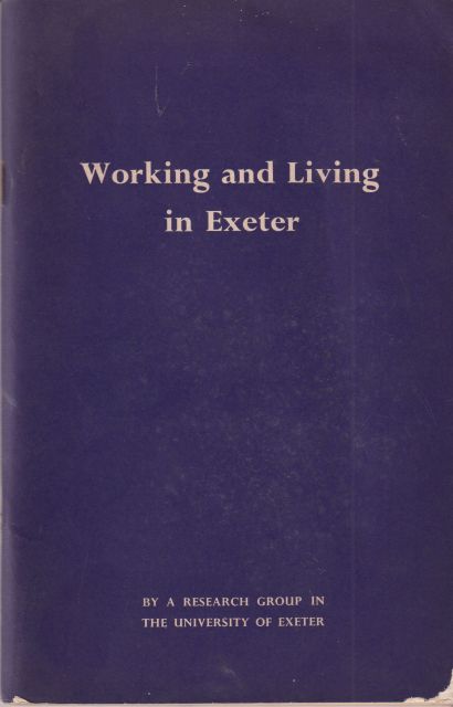 Working and Living in Exeter  Research Group