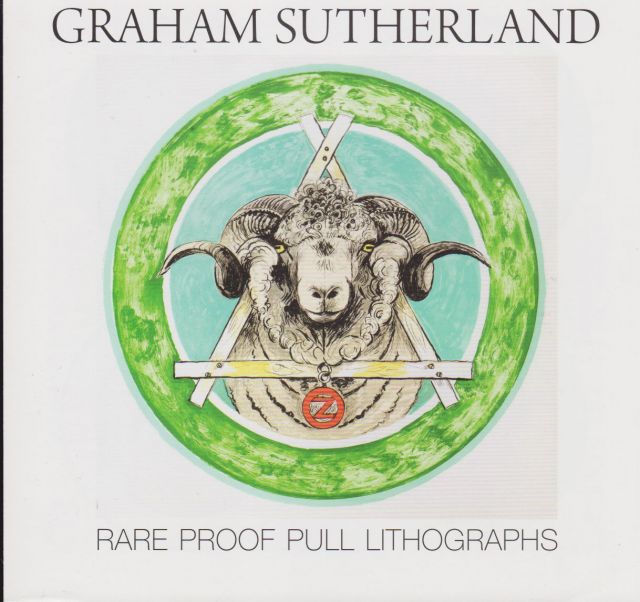Graham Sutherland: The Ram's Head - Rare Proof Pull Lithographs  not stated
