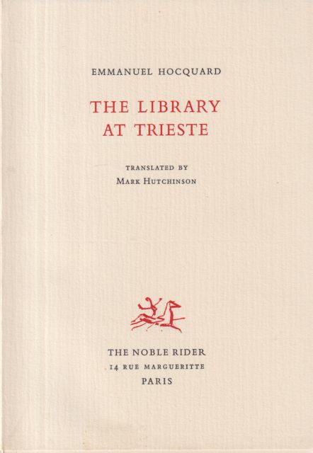 The Library at Trieste Emmanuel Hocquard