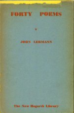 Forty Poems John Lehmann
