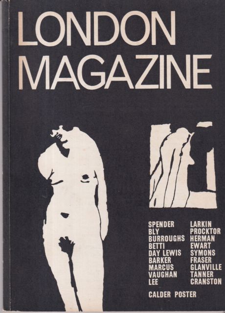 London Magazine, December 1967 Alan Ross (edits)