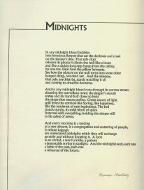 Midnights  Norman MacCaig