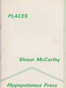 Places  - Poems 1970-1973 Shaun McCarthy