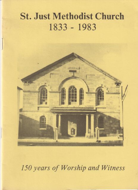 St. Just Methodist Church 1833-1983 - 150 Years of Worship and Witness  P.D.W.