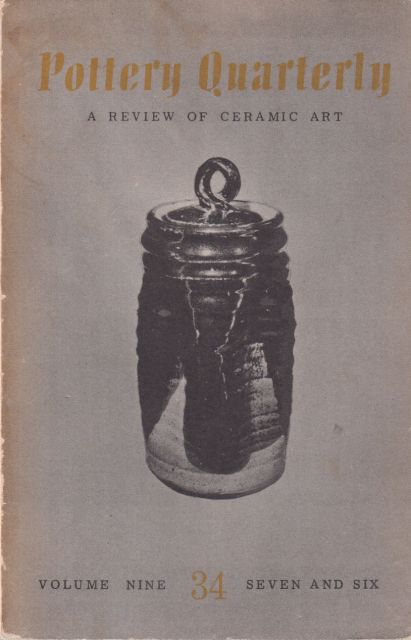 Pottery Quarterly Volume 9, Number 34 Murray Fieldhouse (edits)
