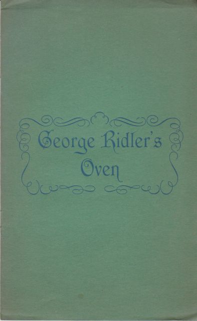 George Ridler's Oven  not stated