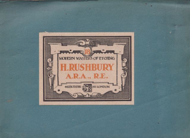 H Rushbury Malcolm C Salaman (introduces)
