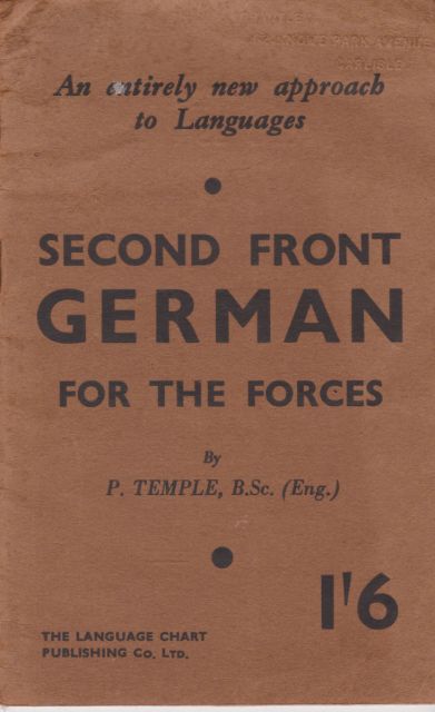 Second Front German for the Forces P. Temple