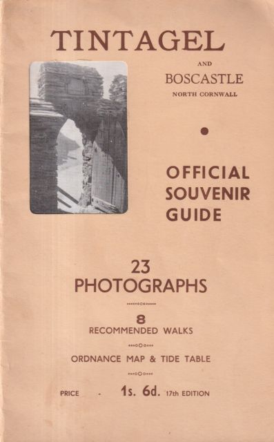 Tintagel and Boscastle North Cornwall Official Souvenir Guide Ronald Youlton