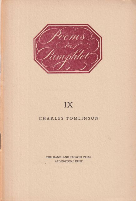 Relations and Contraries Charles Tomlinson