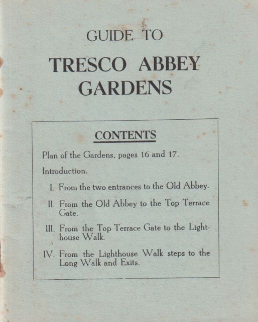 Guide to Tresco Abbey Gardens T.M. Dorrien Smith (introduces)