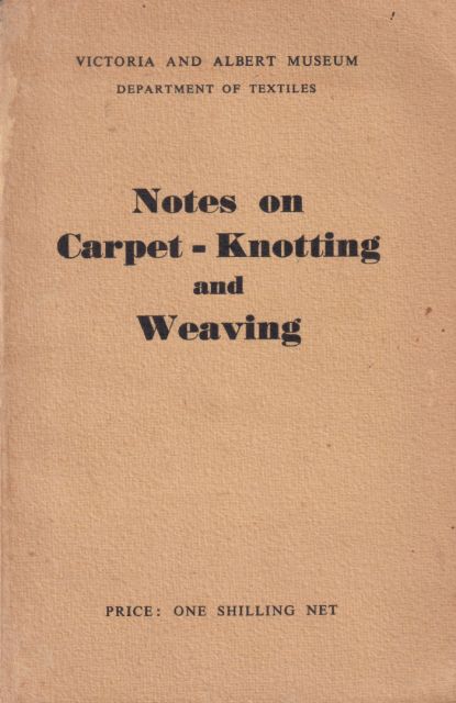 Notes on Carpet-Knotting and Weaving C.E.C. Tattersall
