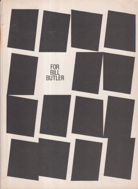 For Bill Butler Eric Mottram (edits)